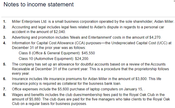 get that answer. Thank you. Milleris the sole shareholder of Miller Enterprises