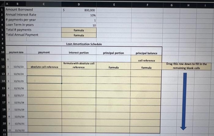 PLEASE HELP!!! Struggling. please show one finished schedule, and one finished schdule
