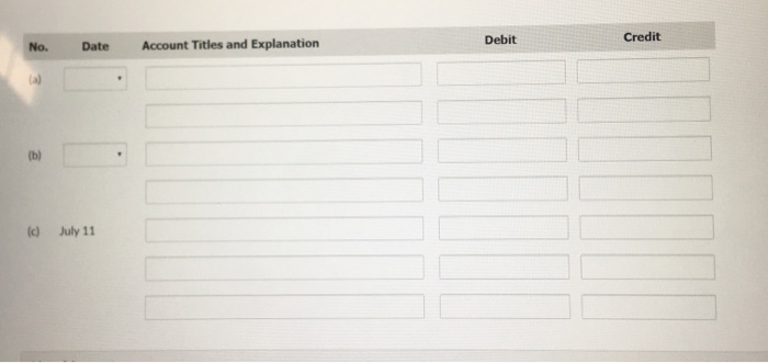 transactions on the books of Kingbird, Inc. (Omit cost of goods sold