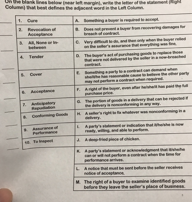  Immediate help needed business law On the blank lines below (near