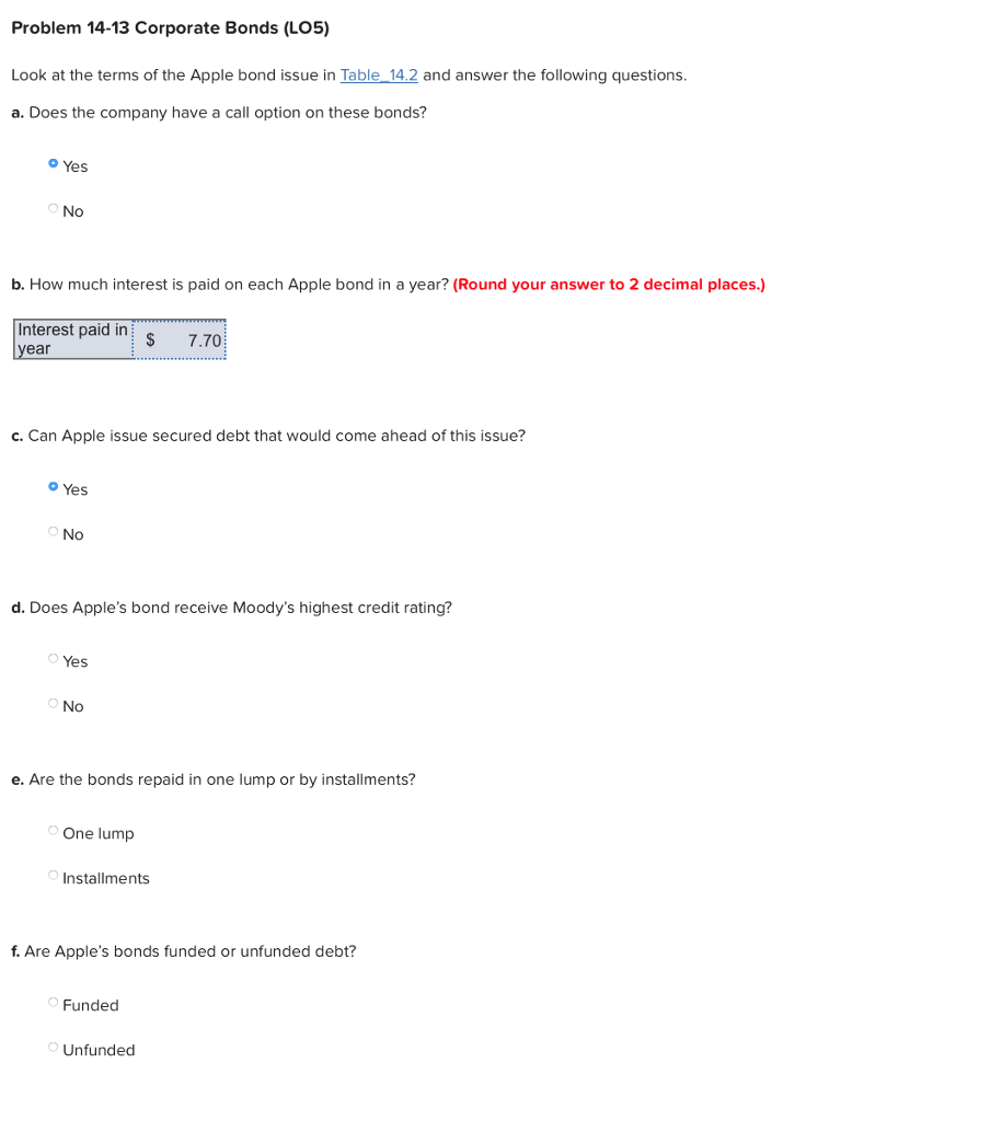 Inc. 3.45% Notes 1. Interest of 3.45% will be payable on February