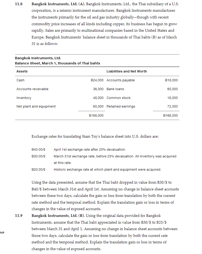  Please answer 11.8 and 11.9. I could really use HELP !