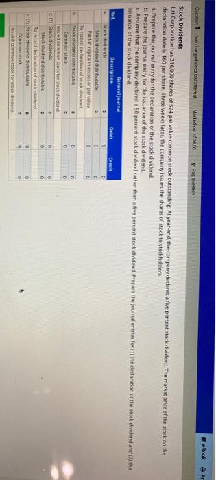  eBook APP Question 1 Mot changed since last attempt Marked out