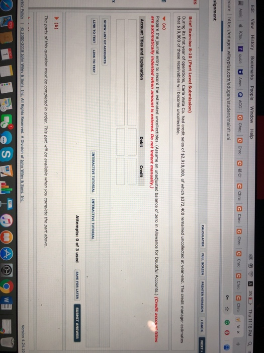  Edit View History Window Help uni signment Brief Exercise 8-10 (Part