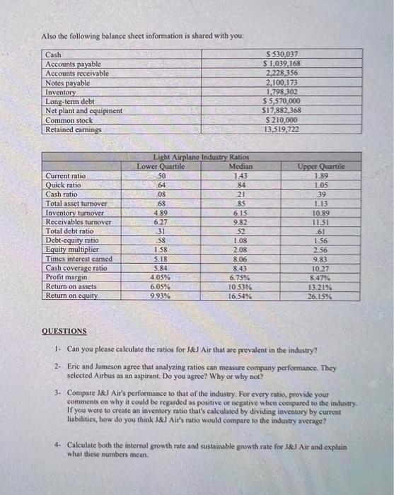 by JEJ Industries to assist in financial planning and company performance cvaluation.