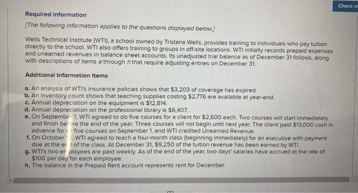 First two are the data, everything else needs to be filled in!