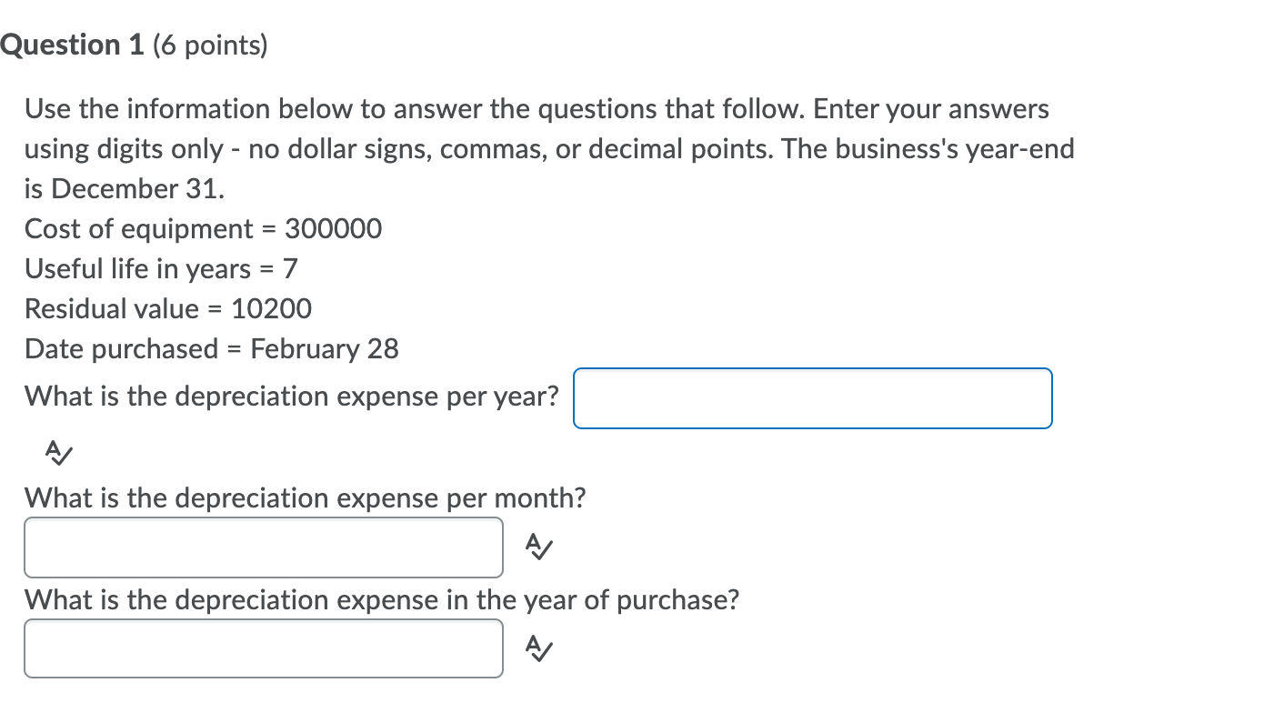 Question 1 options: Use the information below to answer the questions
