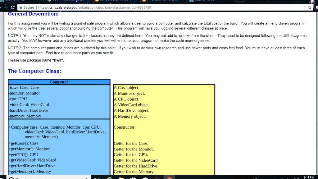 solve it using OOP plz.. -> C Secure | https://csns.calstatela.edu/submission/description?assignmentld=6355750 General Description: