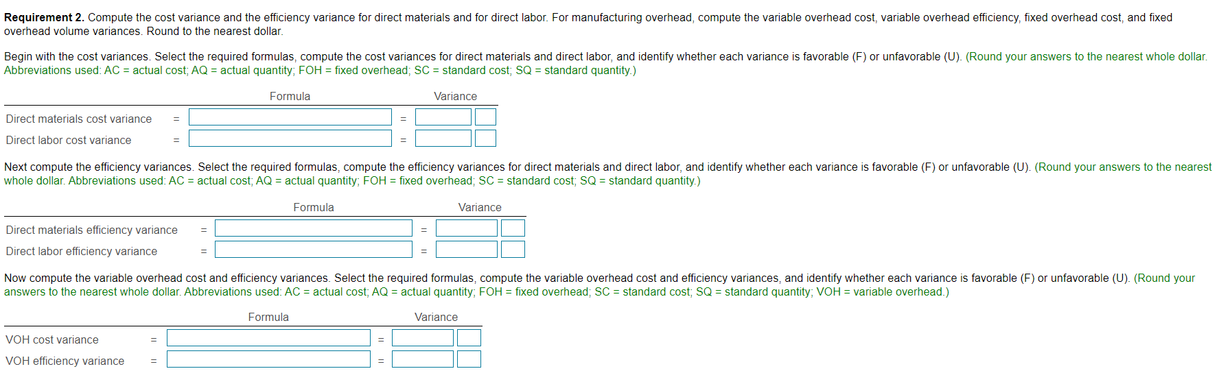 nearest cent.) \begin{tabular}{l} Rouse Recliners \\ Flexible Budget \\ \hline Actual Units