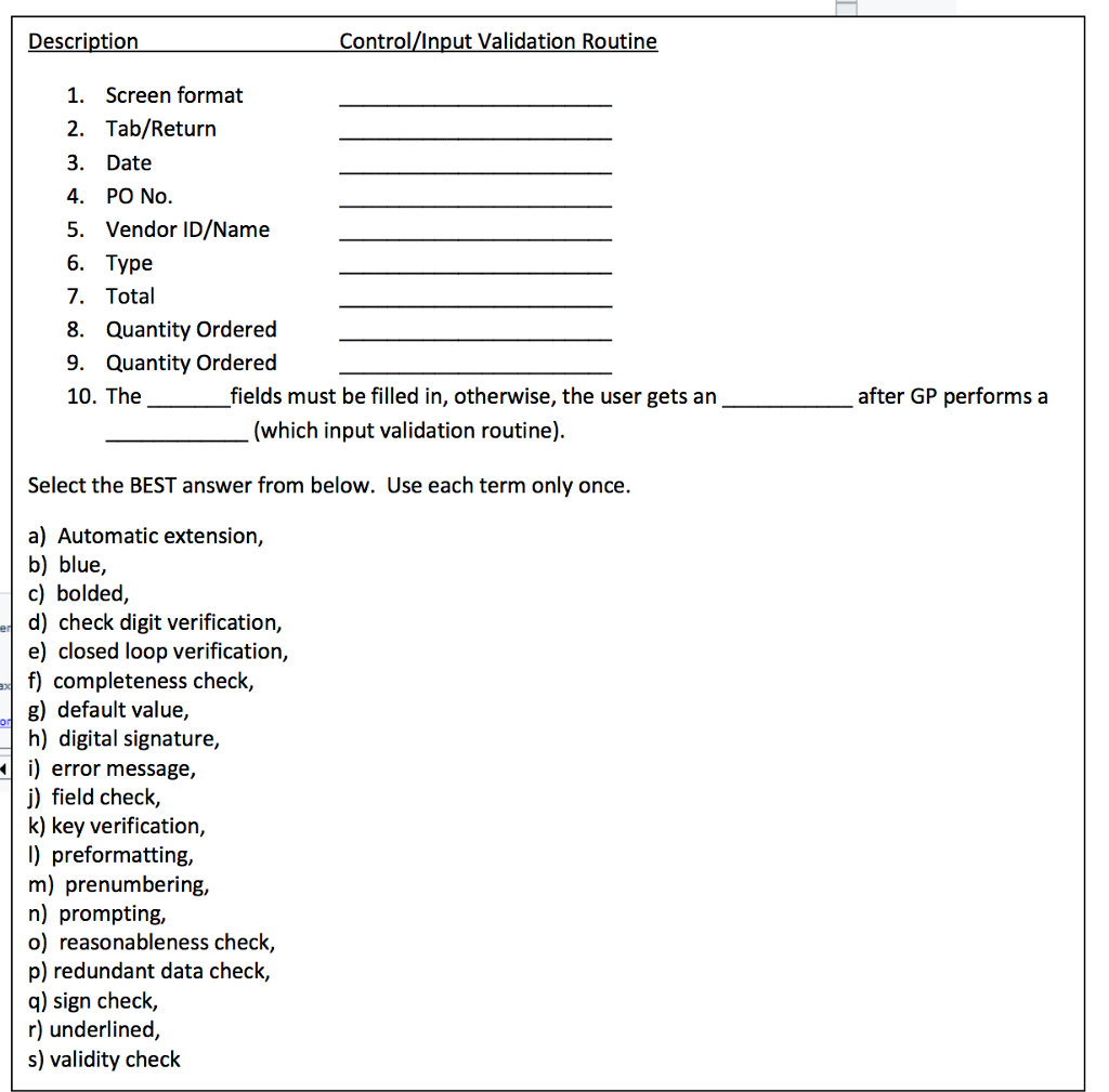 Entry window (Purchases >> Transactions >> Purchase Order Entry) select the Best