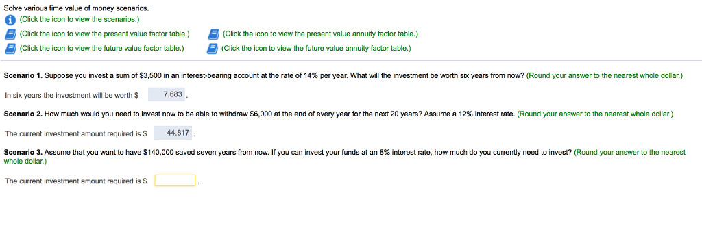 Suppose you invest a sum of $3,500 in an interest-bearing account at