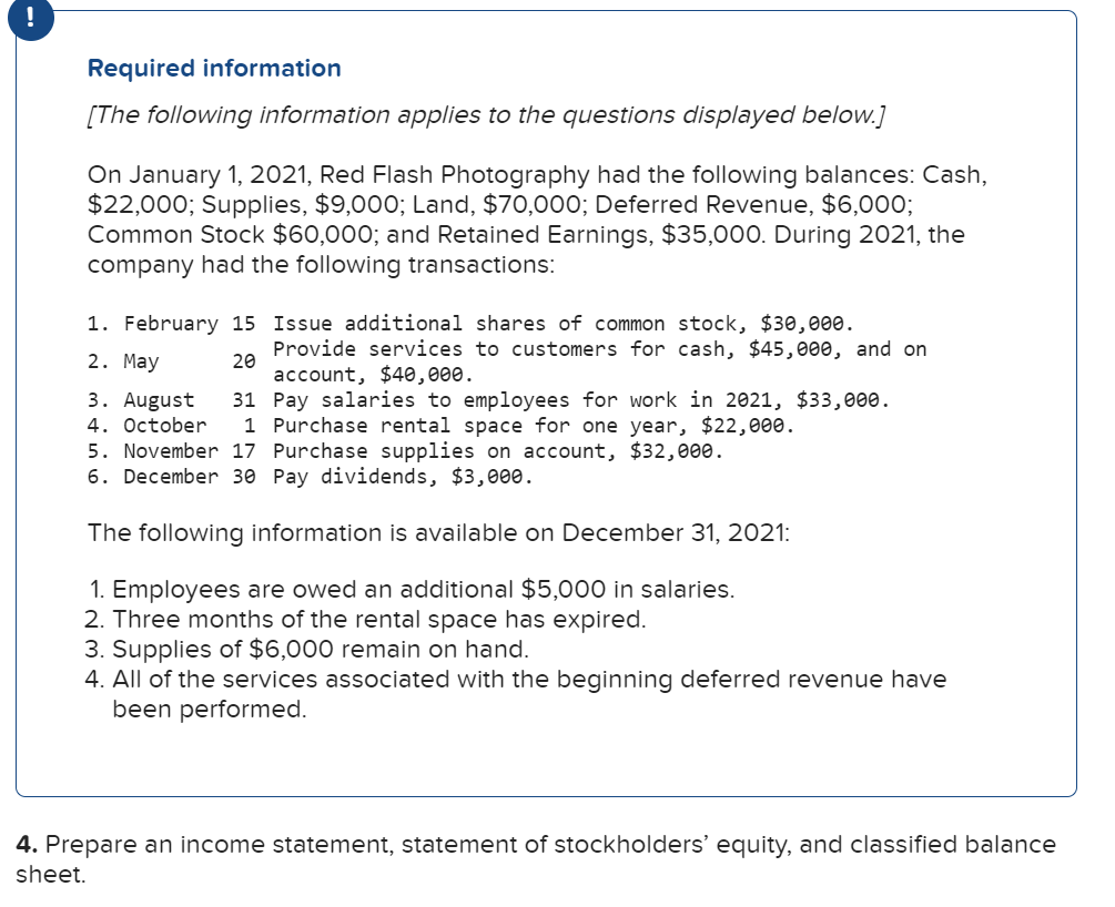 q4 Please help and let me know if you need any additional