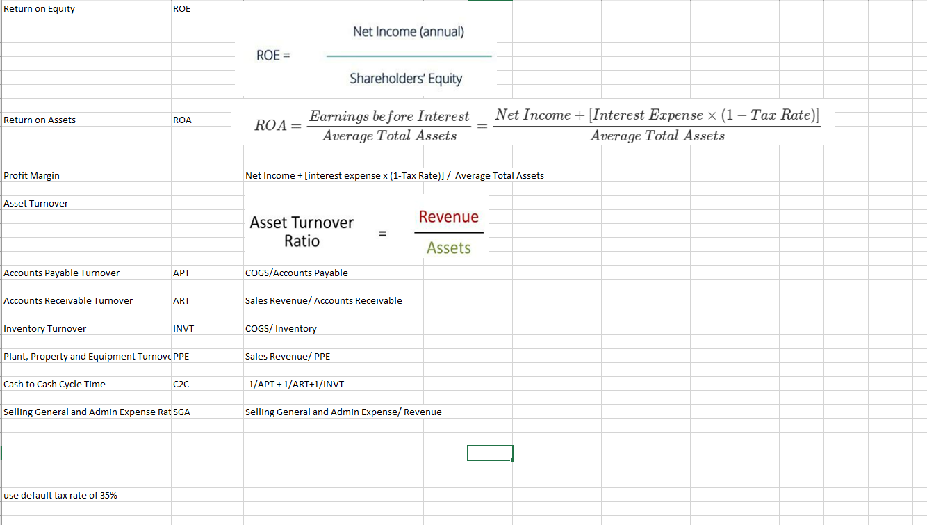 Note the tax rate in the bottom. Please show the work, preferably