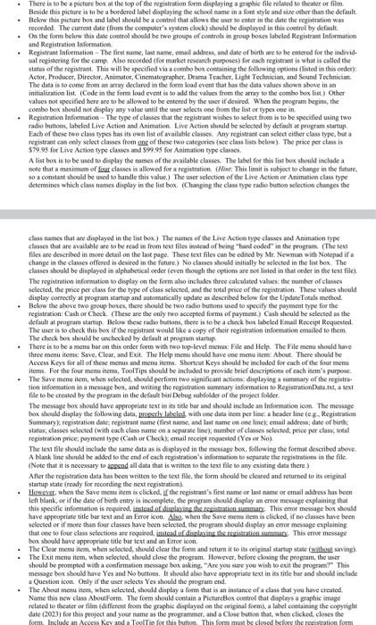  - There is ko be a pocture box at the bop