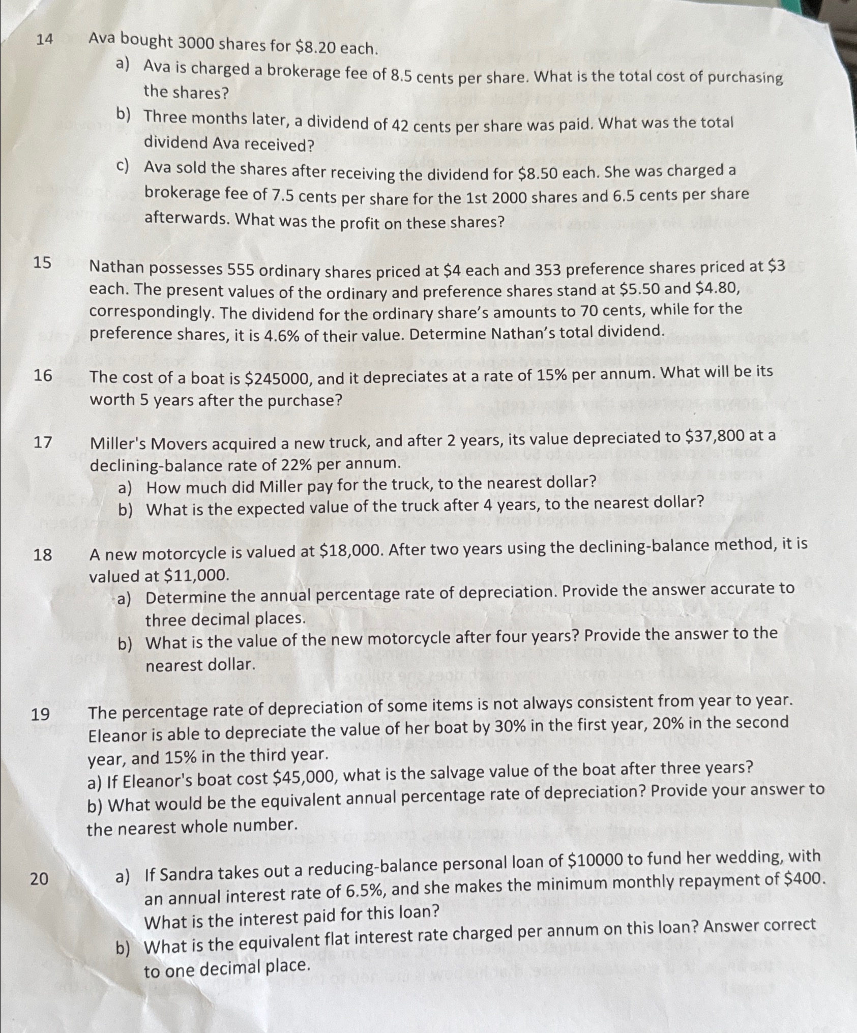  ****(please solve these questions in easy wasy which is easy to