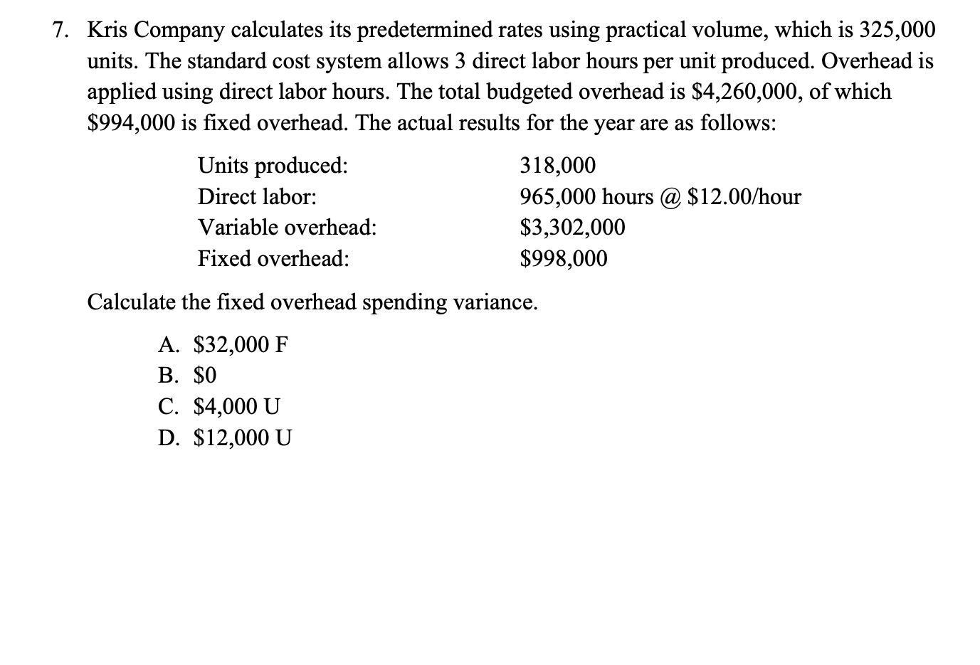 ANSWER WITH SHOWN WORK STEP BY STEP WITH FORMULAS PLS Kris Company