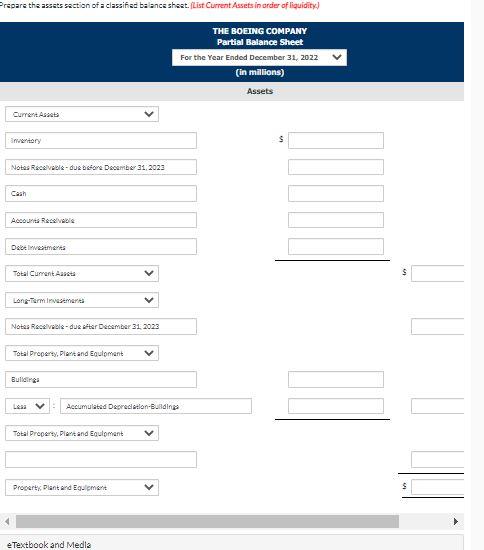 respond ASAP. Suppose the following items were taken from the December 31,
