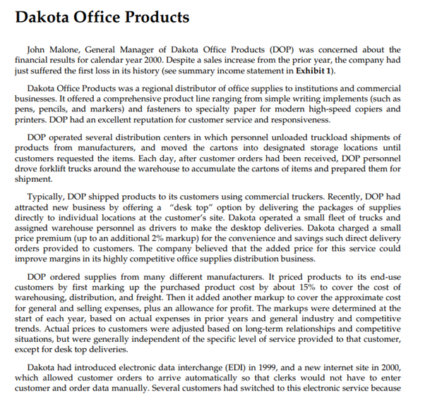  (PLEASE ATTACH DETAILED CALCULATIONS WHEREVER APPLICABLE) Q-1: Why was Dakotas existing