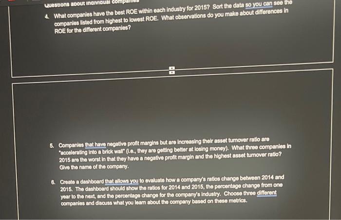 analytic techniques You are now ready to analyze the data. Previously, you