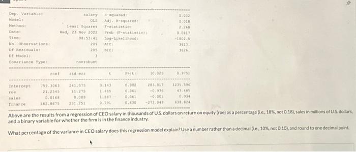  GEODE Dep. Variable: Model: Method: Date: Time: No. Observations: Df Residuals: