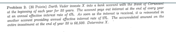 can i see handwritten workout and solution please Problem 2. (30 Points)