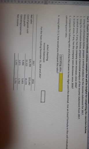  pter 21 in your textbook contains examples that will be helpful