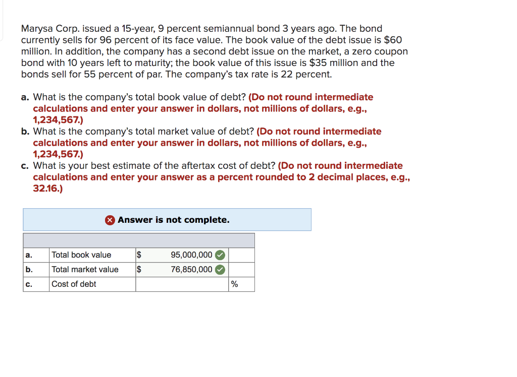 I need help solving cost of debt? I do no get
