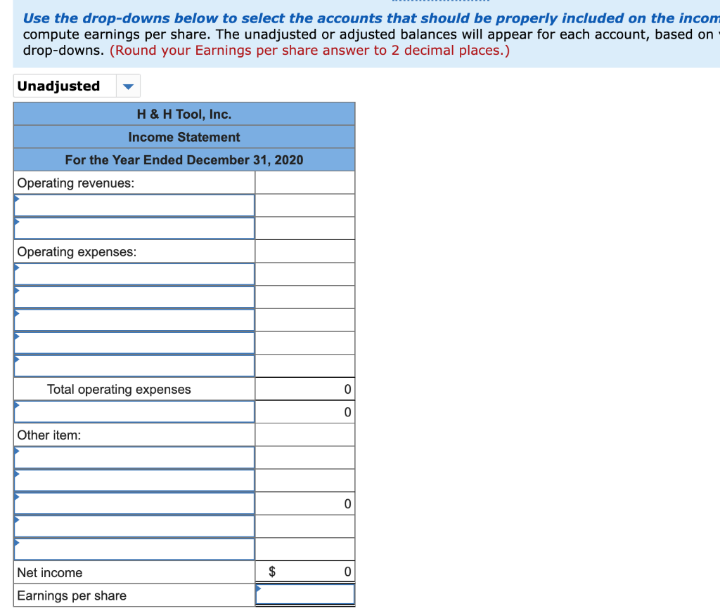 31. The trial balance on January 1, 2020, follows: Credit 8,000 H