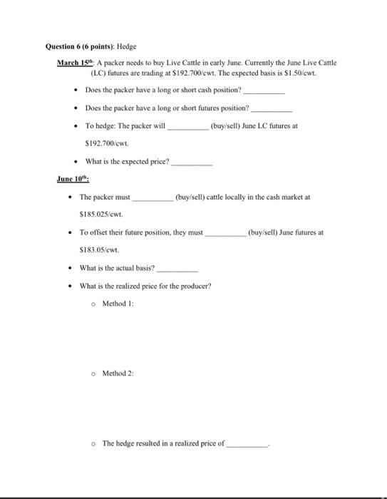 the assignment but i dont tbink they connect Question 7 (7 points):