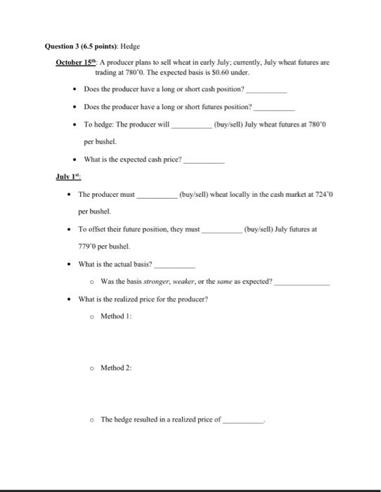 the numbers for Volume and Open Interest in the following table. Question