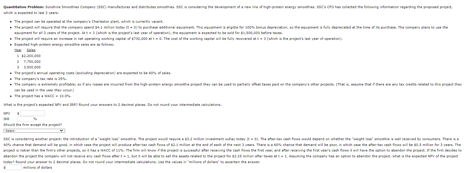 I need help with this whole problem please and thank you. which