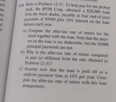 pur- G chased a used hybrid electric pickup truck for $30,000 and