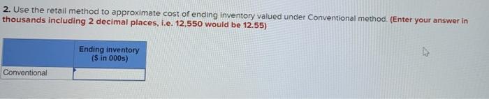 following information applies to the questions displayed below.) Smith-Kline Company maintains inventory