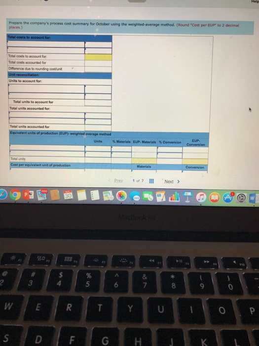 c3, P4 Fast Co. produces i conversion costs are added evenly throughout