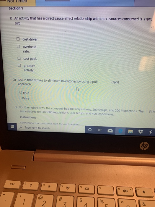 use the function. NOL meu Section 1 1) An activity that has