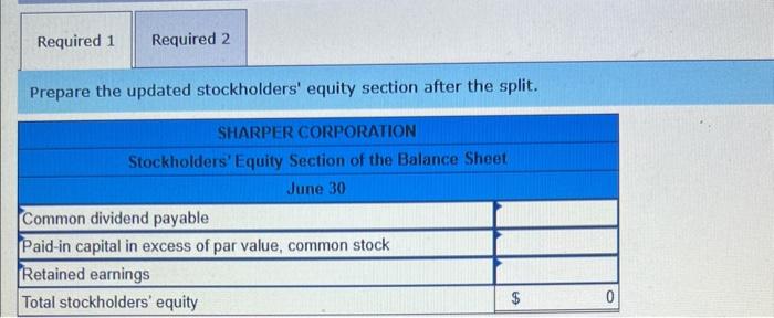 its balance sheet appears as follows before any stock dividend or split.