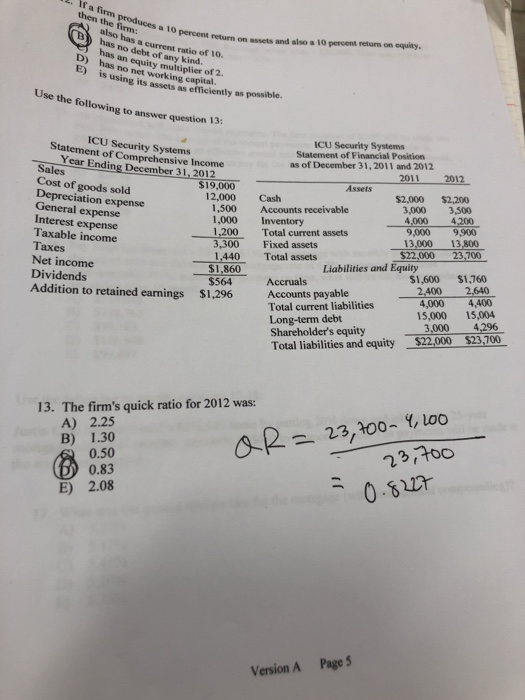  How is my answer wrong ? (Says the correct answer is