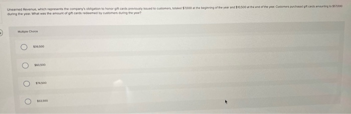 Can someone explain how to get the answer Uneared Revenue, which represents