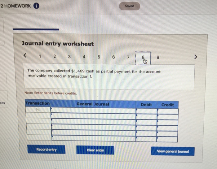 the office equipment purchased in transaction c f. The company billed a