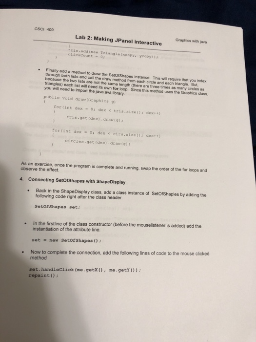 composite data structure SetorShapes . Working with a generic linked List .