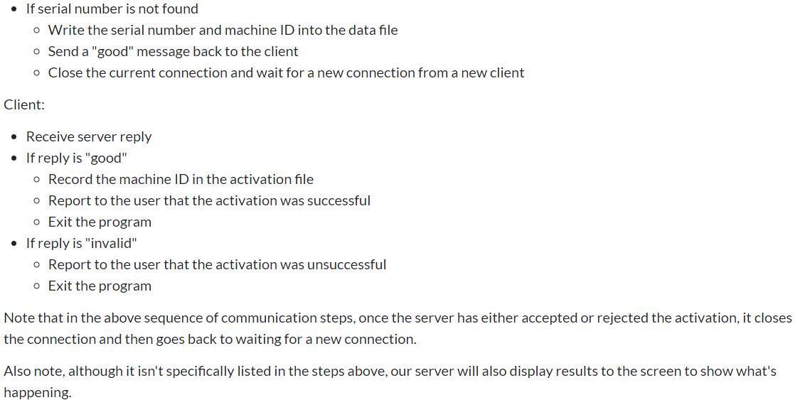 this assignment, you will be writing two programs which are designed to