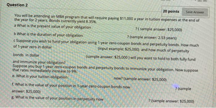  Save Answer Question 2 20 points You will be attending an