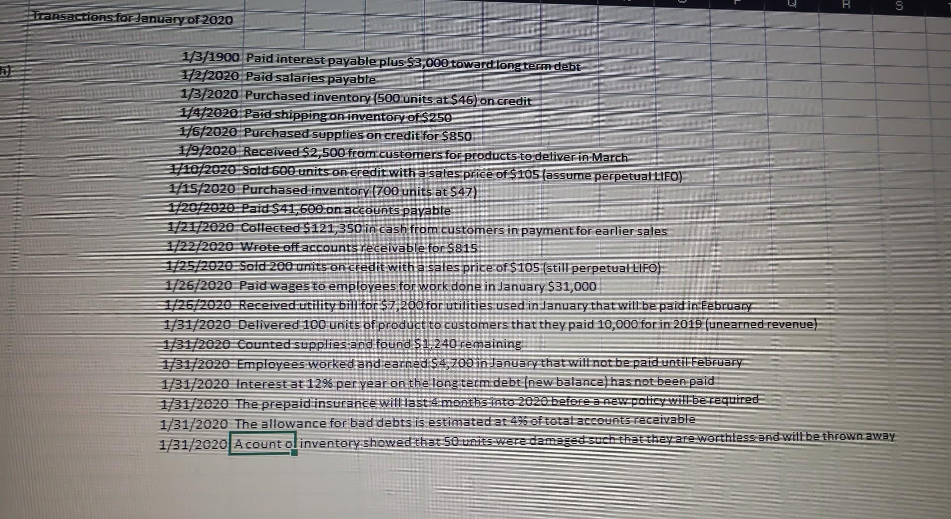 accounts and trial balances. then put it on financial statements as shown