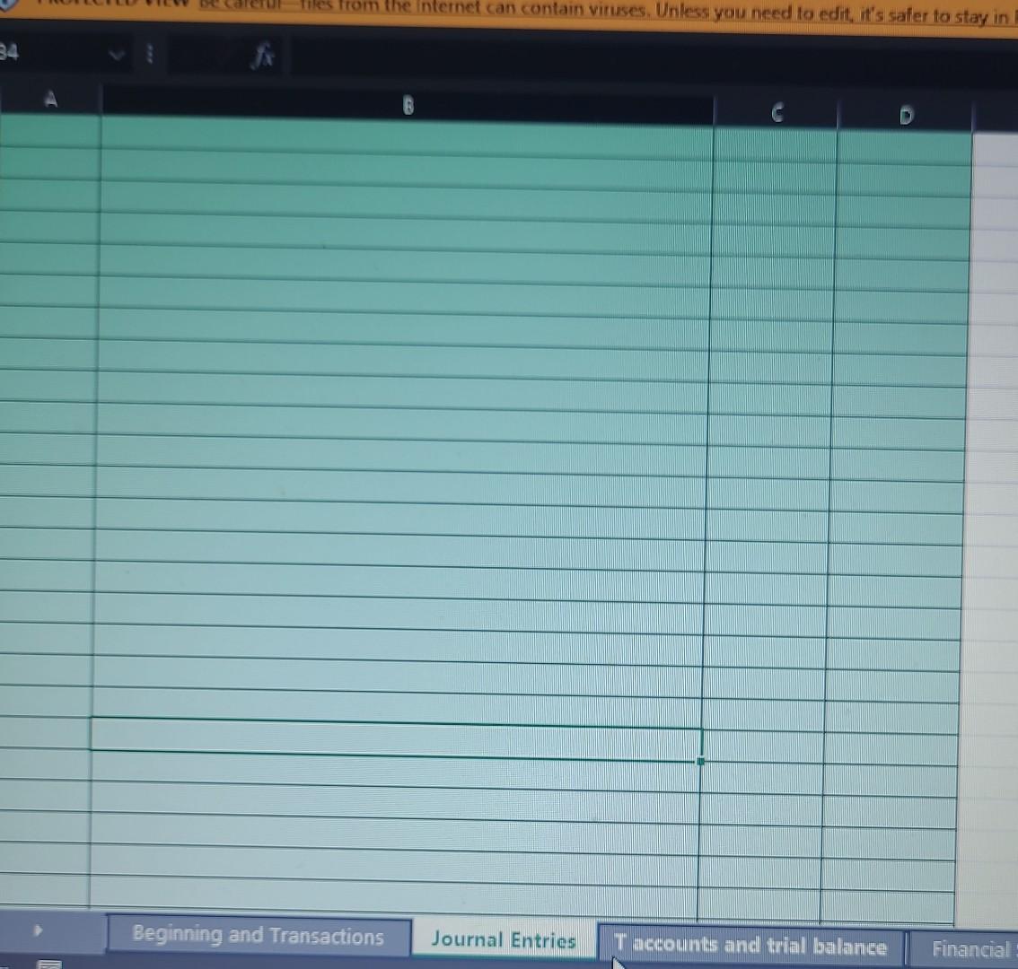in order. Instructions Please use the attached Excel spreadsheet and complete each