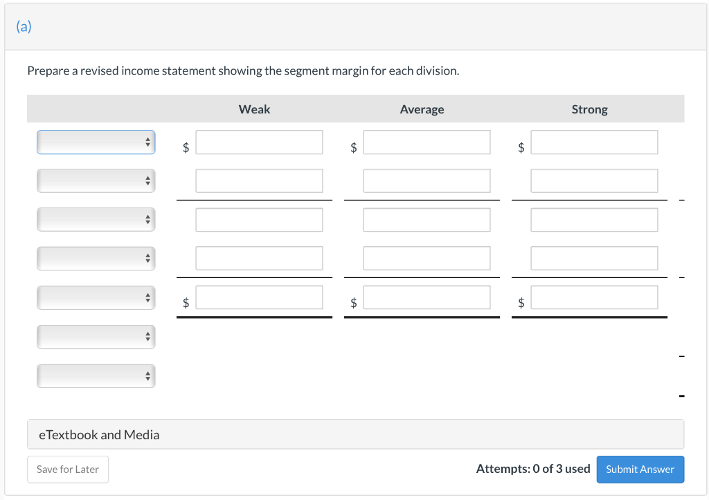 Weak, Average, and Strong. As it turns out, the Weak division has