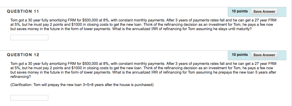 difference between the balance and the market value of the loan after