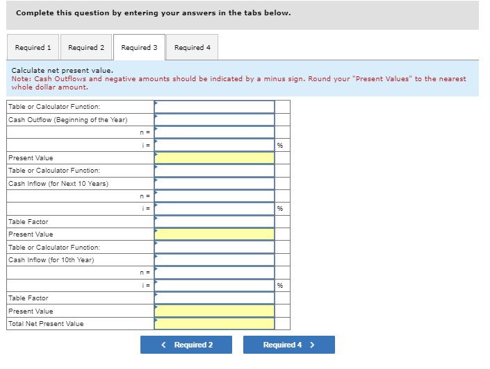 Information about the proposed Investment follows: Assume straight IIne depreclation method is