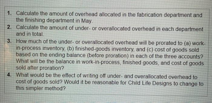 two departments, fabrication (a mostly automated department) and custom finishing (a mostly