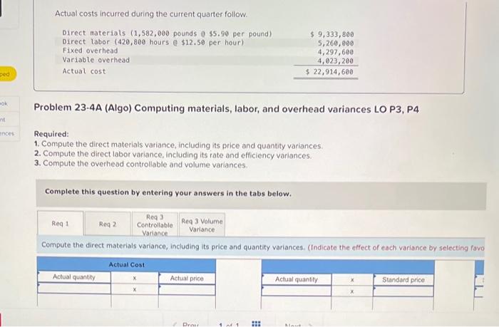 (Algo) (The following information applies to the questions displayed below.) Trini Company