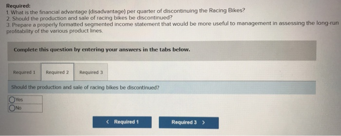bicycles-a dirt bike, a mountain bike, and a racing bike. Data on